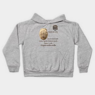 Eastern Box Turtle Shell Bone Taxonomy Kids Hoodie